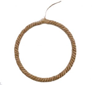 Ozdoba závěs KRUH z lana (velký) 40cm              